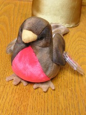 ty Beanie Babies 1997 Robin Bird Early MWMT