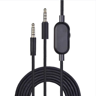 Audio Cable for Logitech G433 G233 G Pro X Gaming Headset Aux Cord Braided Wire