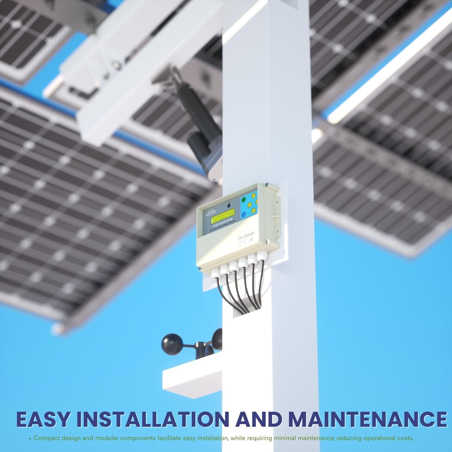 Dual Axis Solar Tracker Controller Automatic Sun Tracking Controller ...