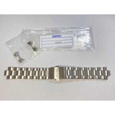 SEIKO Genuine Stainless Steel Watch Bracelet 20mm D385AG for 6R15-00A0 6R15-00C0