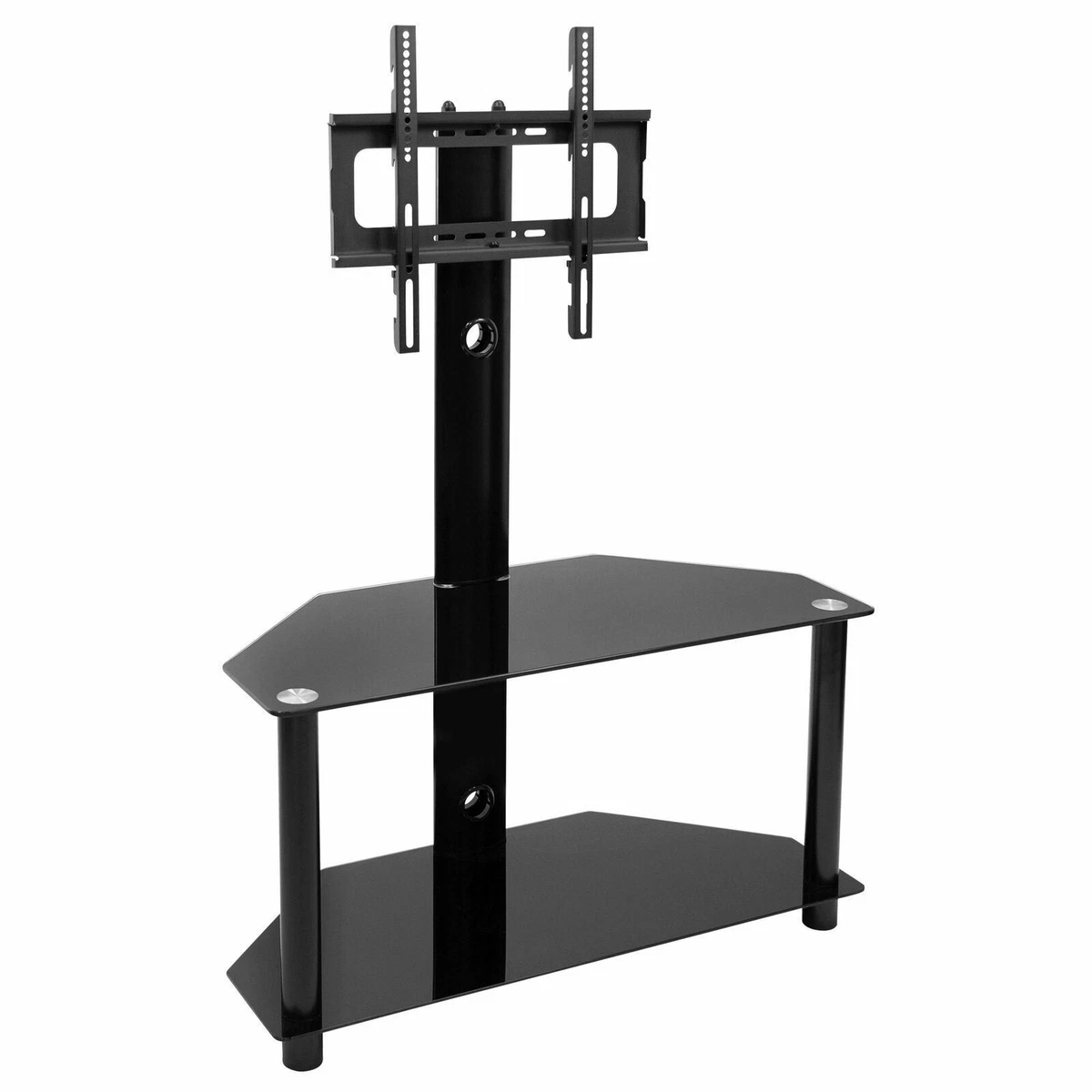 Tv floor 2024 stand with shelf