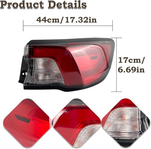 Conjunto de luz trasera exterior para pasajero derecho Ford Escape 2020-2022 lámpara de freno - Imagen 6 de 7