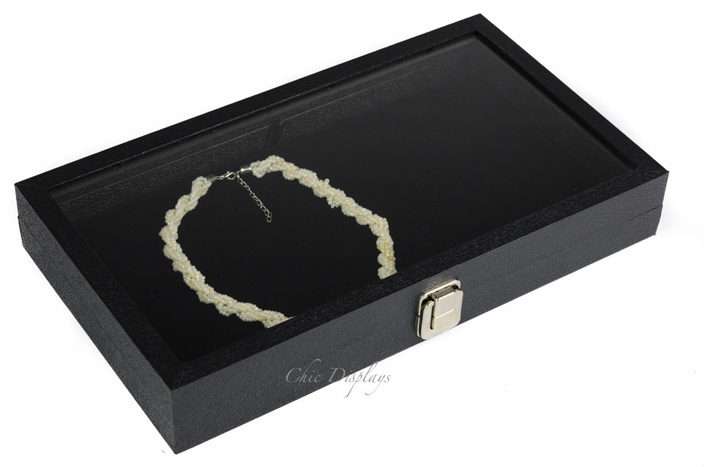 Glass Top Jewelry Box Glass Top Jewelry Tray Showcase Displays Get Any