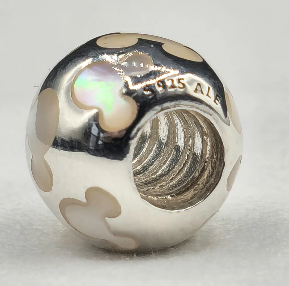 New Authentic Pandora Disney Pearlescent Mickey Silhouettes Charm 791818MOP - Image 4 of 4