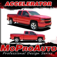 2016-2018 Silverado Upper Side Door Striping Body Vinyl Graphics Decals Stripes