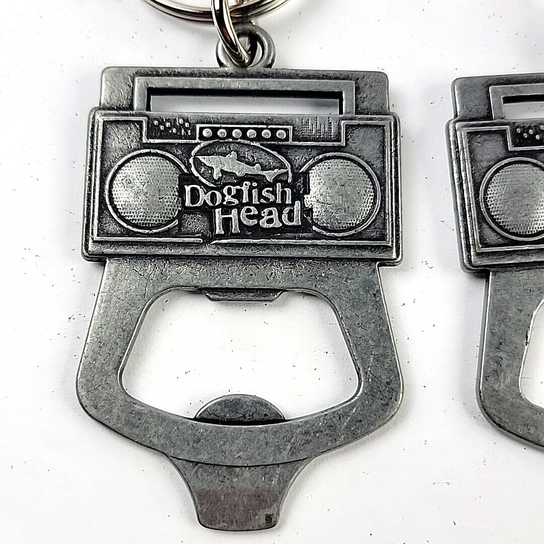 Dogfish Head Brewery Keychain Bottle Opener Radio Boombox Lot of 2