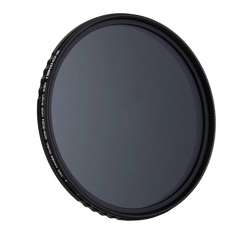ZOMEI 67mm ABS Slim Adjustable Filtro Neutral Density ND2-400 Filter For Camera - Image 4 of 4