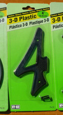 Hy-Ko 4" Black Plastic House Number 4 - PN-29/4
