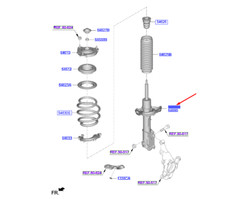 KIA CEED MK3 CD Stoßdämpfer vorne links 54651J7XB0 NEU ORIGINAL