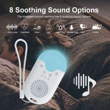 New White Noise Maker Sound Machine Sleep Sound Therapy Relax Rain,Wave 8 Sounds