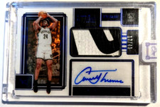 2021-22 Panini One And One Cameron Thomas Rookie Patch Auto Blue /49 RPA