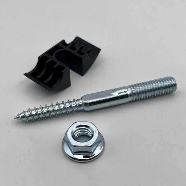 4x IKEA Malm Bed Connector Screws Hanger Bolt Metric Wood Thread Part