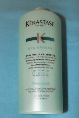 1000ml KERASTASE SHAMPOO bain force architecte RESISTANCE 1000ml VORRATSFLASCHE