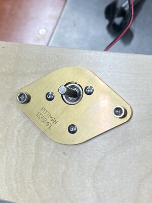 FOR PITTMAN GEAR MOTOR FLANGE MOUNTING BRACKET BRASS WITH STAINLESS STEEL SCREWS