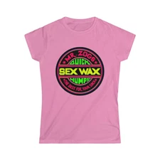 Mr. Zogs Sex Wax Large Neon Logo Premium T-Shirt Outlaw Surf Womens