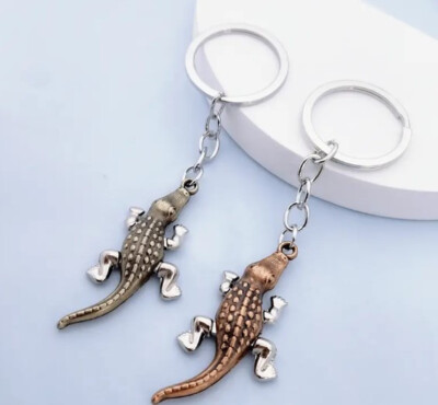 Alligator copper key chains 2 pieces