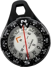 Oceanic - Maxview Clip-On Compass - 04.1986 - Scuba Diving Compass with Bezel