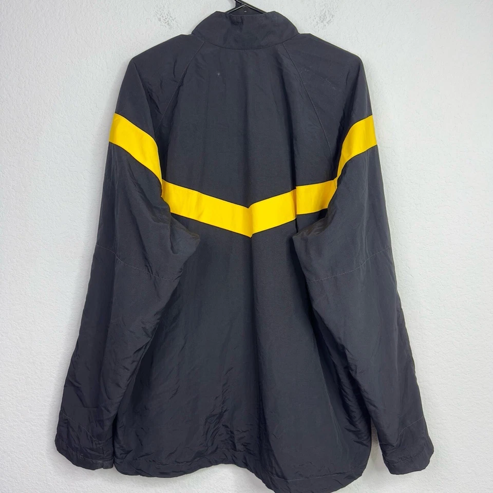 U.S. Army Jacket Unisex XL Black Yellow Chevron Stripe Zip PT Athletic Military - Image 2 of 4