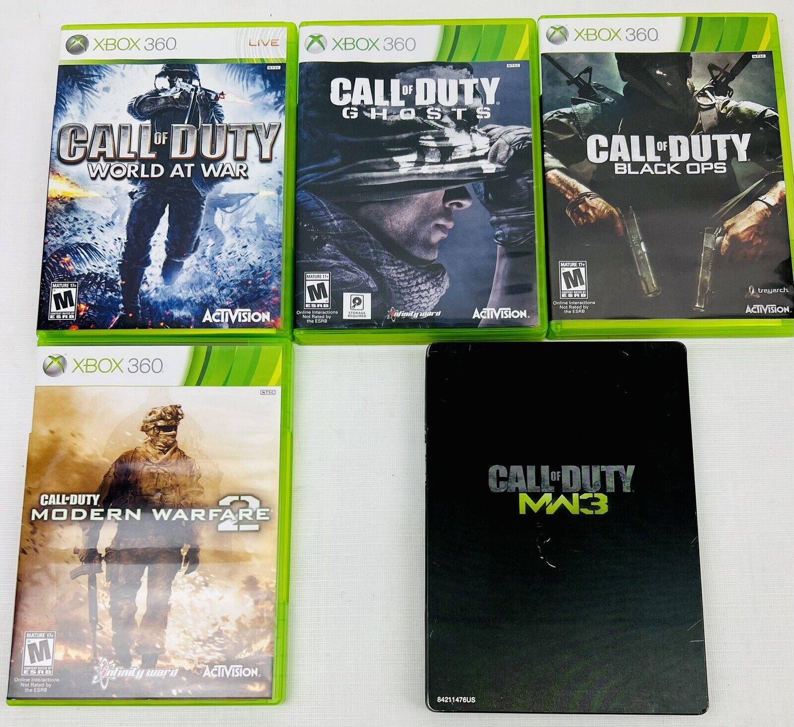 Microsoft Xbox 360 Super Slim Call of Duty Ghost + Black Ops II