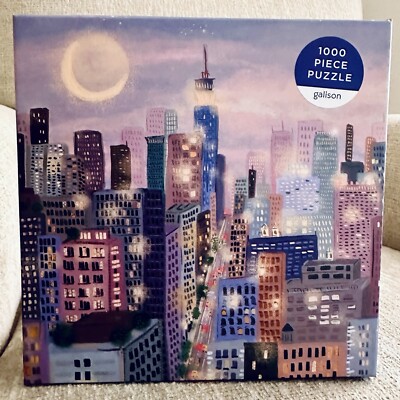 Galison Puzzle 1,000 pc -  City Lights  - NEW