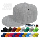 Plain Fitted Size Cap New Acrylic Multi-Brand Baseball Hat S-2XL Flat Bill Visor