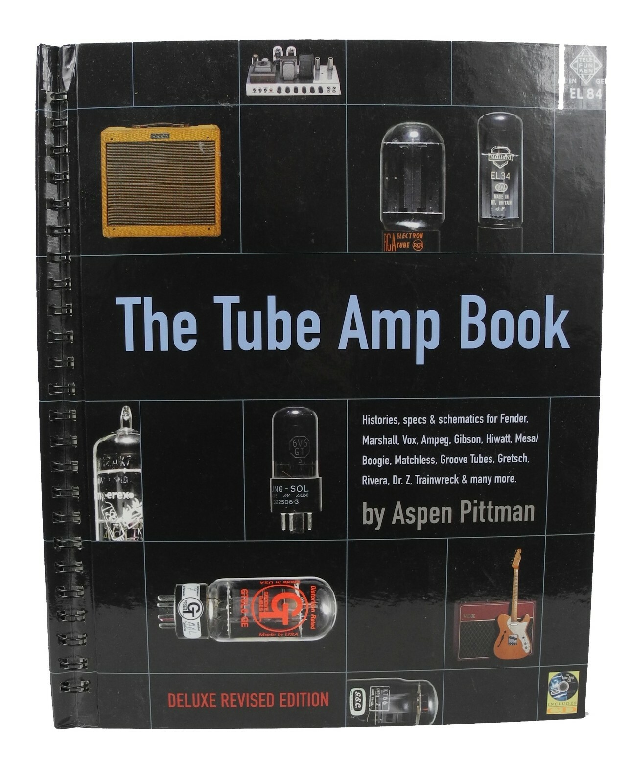 The Tube Amp Book by Aspen Pittman (Hard Cover, Spiral, Deluxe,Revised