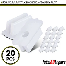 20Pcs Bumper Cover Grommet Retainer Fasteners for Honda Acura M4.2 Screw Nylon