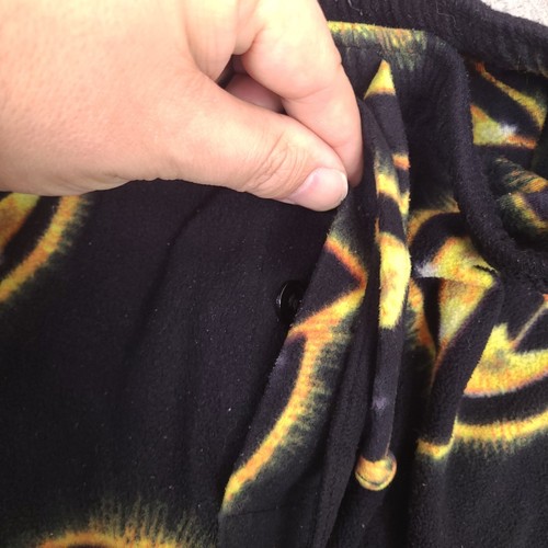 Avengers Marvel Pajama Pants Mens Medium Black Fleece 2012 Approx. 28 inch Waist - Afbeelding 8 van 11