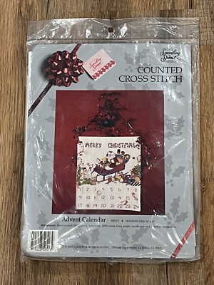 Candamar Something Special Sleigh Advent Calendar 50513 Counted Cross Stitch