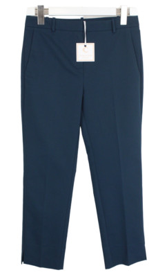 Chicca Lualdi Hose Damen W30/L26 Regular Fit Reißverschluss Fly Blau