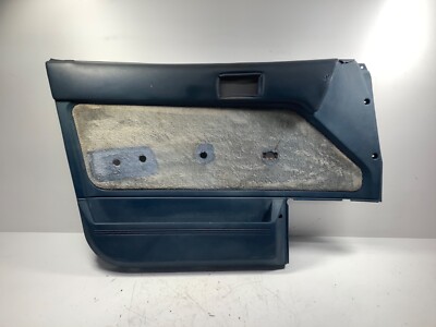 84-87 Honda Civic 4D Left Front Door Panel Blue 75830-SB4-670 OEM