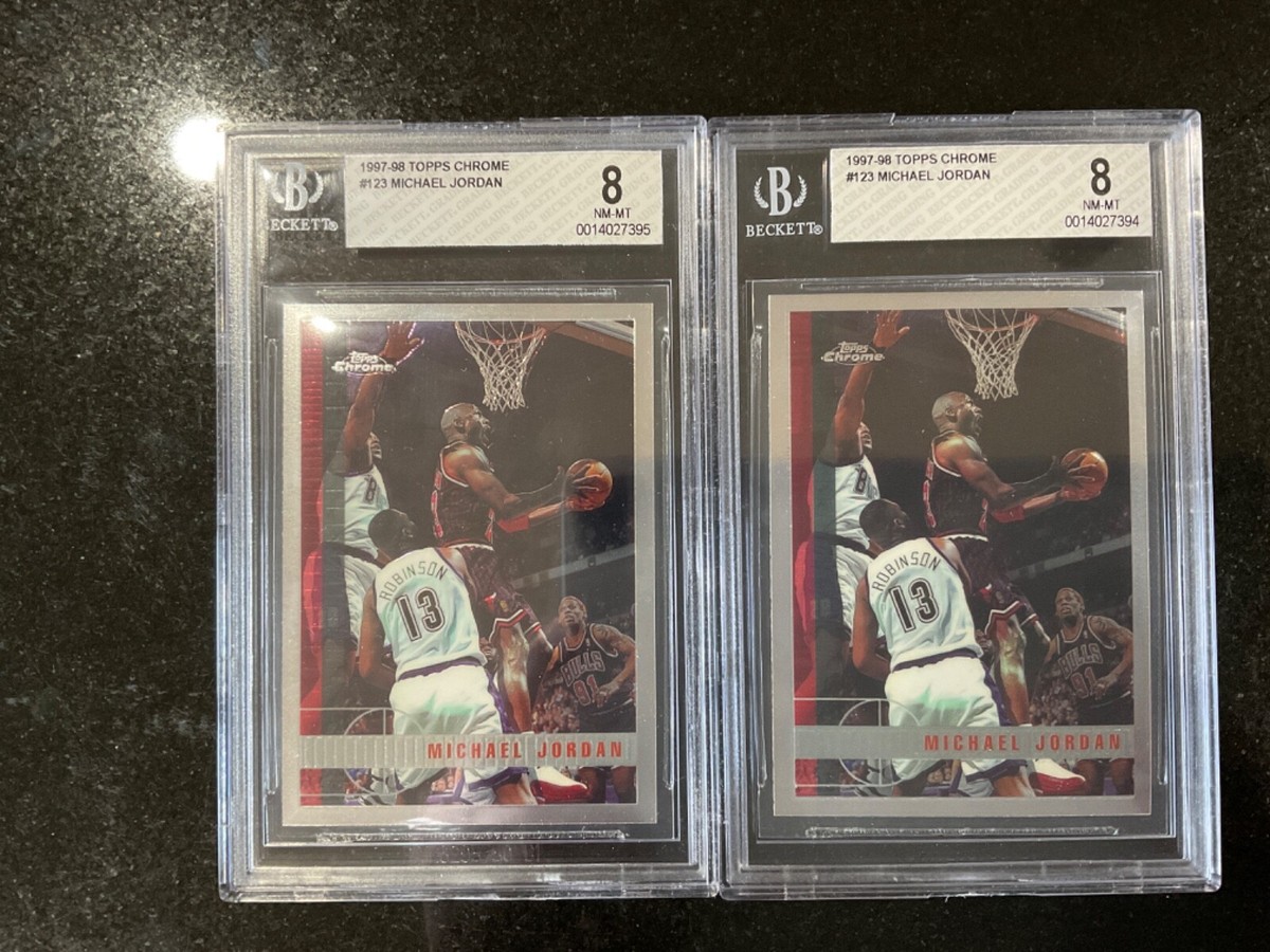 1997-98 Topps Chrome: Michael Jordan #123 BGS BEAUTY JORDAN -GOAT 🔥