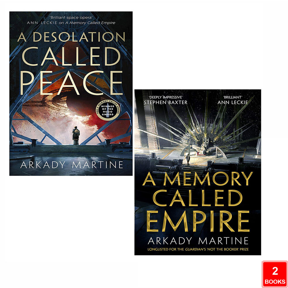 Teixcalaan Series Arkady Martine 2 Books Collection Set A Memory Called Empire