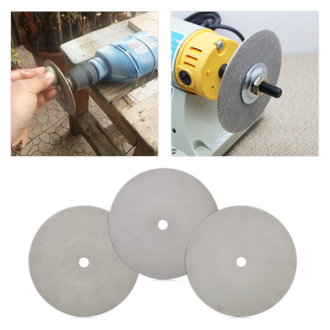 Schleifscheibe 125mm 8-Loch - Ersatz Polierscheibe Für SXE 325/425/450/3125 Schleifer