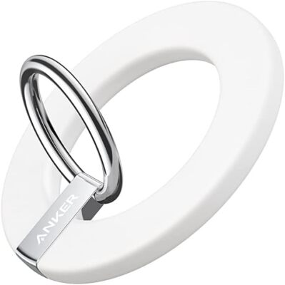 Anker Magnetic Phone Grip for iPhone 13/12 360°Rotating Finger Ring Holder Stand