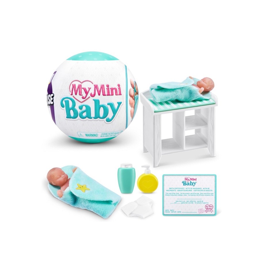 5 Surprise My Mini Baby Serie 1 (2 Pack De Cápsulas ZURU) – Bebé Ultrarrealista Sorpresa 5 Surprise My Mini Baby Serie 1 (2 Pack De Cápsulas ZURU) – Bebé Ultrarrealista Sorpresa