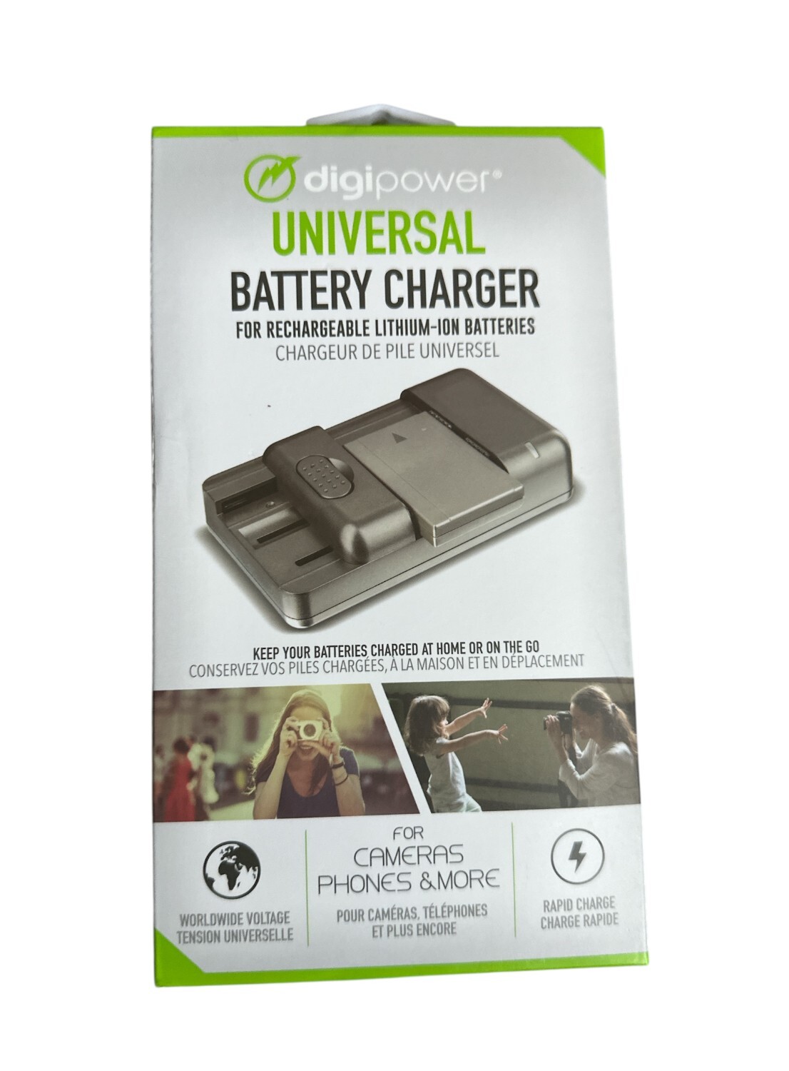Universal Battery Charger TC-200 for Lithium-Ion Camera Batteries Digipower