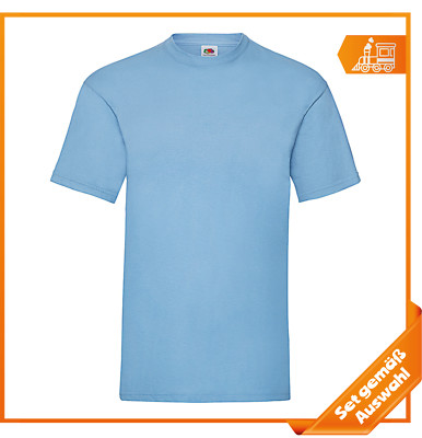 3er, 5er, 10er Pack Fruit of the Loom T-Shirt Kinder Valueweight T Kids Shirt