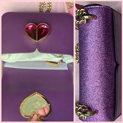 Kate Spade Nicola Turnlock Candy Lilac Purple Rhinestone Kate Spade Nicola Turnlock Candy Lilac Purple Rhinestone