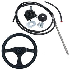 Multiflex Boat Outboard Steering Wheel Kit 12ft up to 55hp Marine Steering Helm