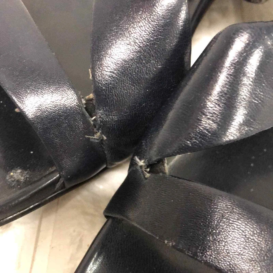 Andrew Geller navy blue sandals Women’s Size 8 - Image 2 of 4