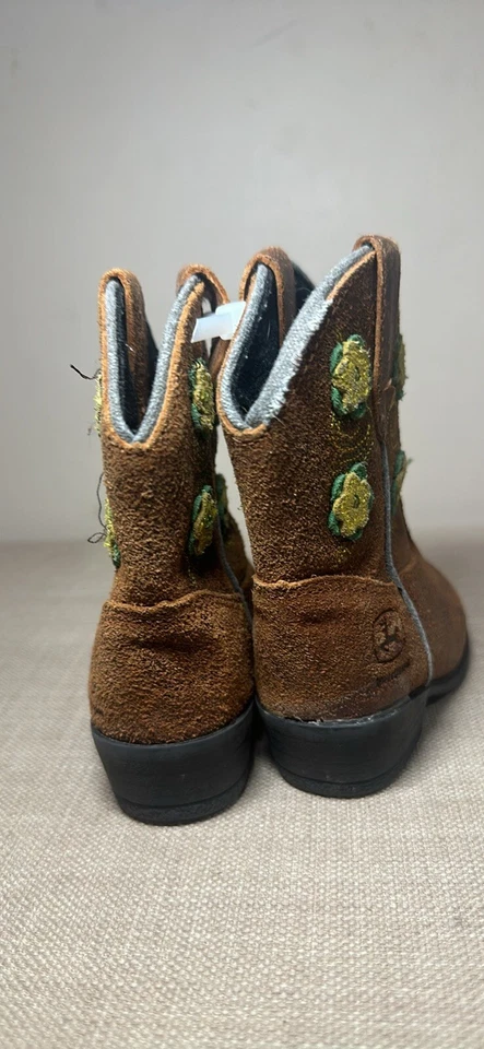 Botas de cuero John Deere talla 5M infantes, niño Foto 3 de 4