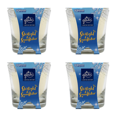 glade Duftkerze Starlight & Snowflakes , 4x129g EAN5000204317084