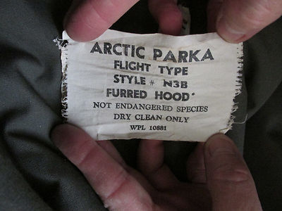 Heavy Military Arctic Parka Style #N3B WPL 10881 Pilot Coat Jacket 