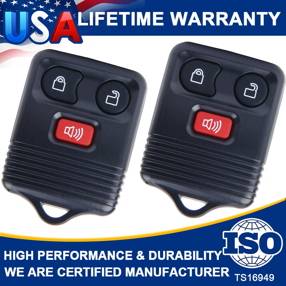 Replacement Keyless Entry Remote FOB For Ford F-150 F-250 F-350 (1999-2016) - Easy Programming Included