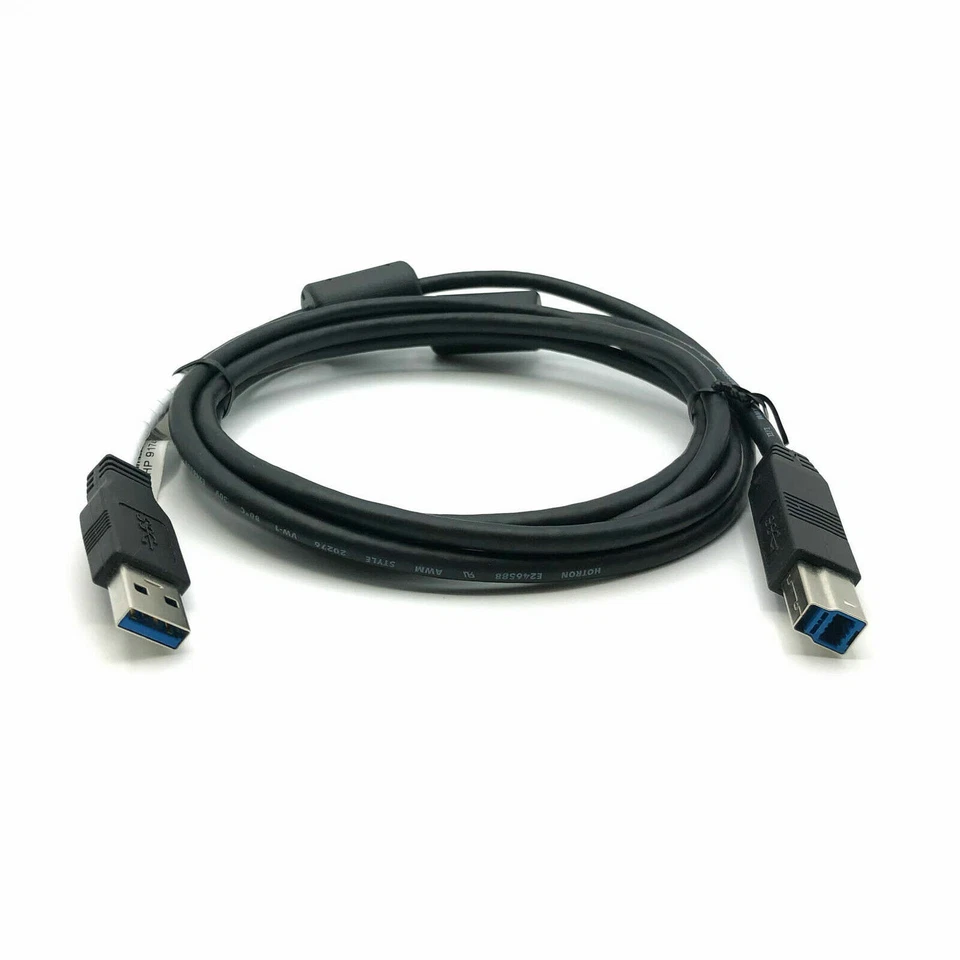 NEU Toshiba USB 3.0 Typ B Stecker Kabel USB3.0 A/B Schwarz 6 ft - Bild 1 von 4