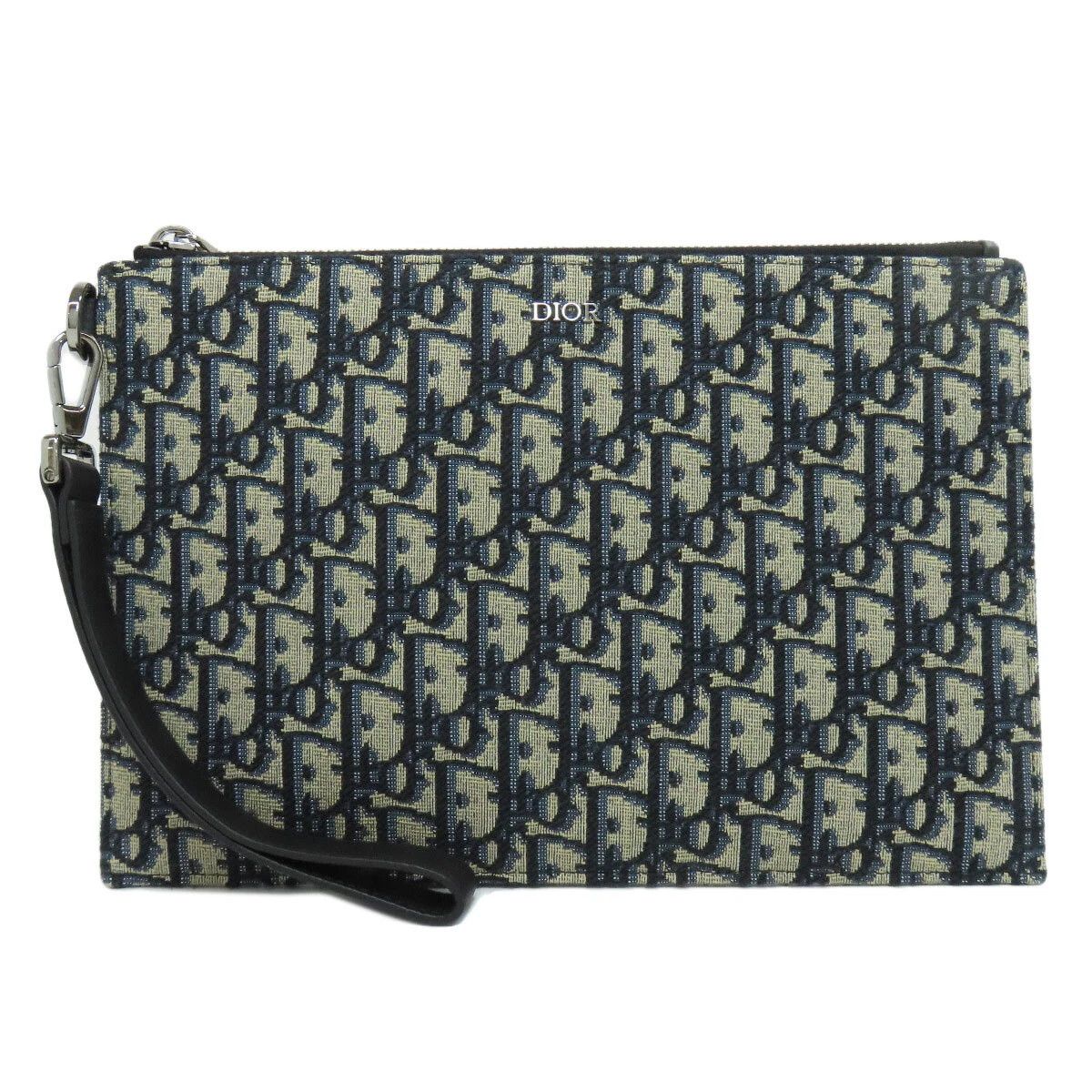 Sac pochette CHRISTIAN DIOR motif trotteur toile