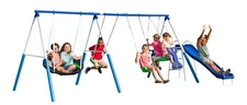 Playground Metal Swing Set for up to 7