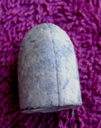 DUG CIVIL WAR DROPPED CONFEDERATE TOWER ENFIELD BULLET (PORT HUDSON)