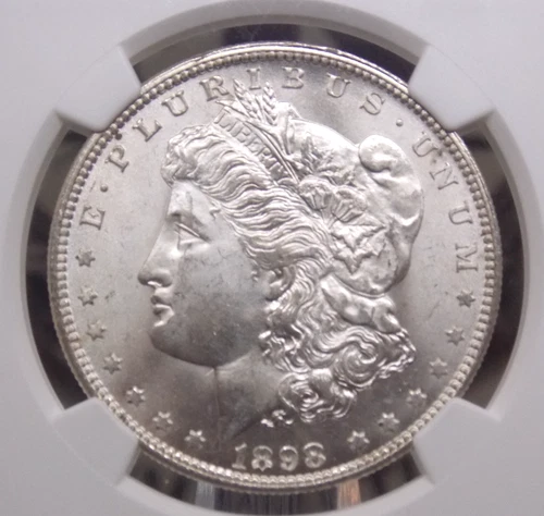 1898 "O" Morgan SILVER Dollar $1 NGC MS65 #011 Gem BU Uncirculated ECC&C, Inc.